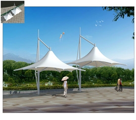 上海膜结构景观篷厂家